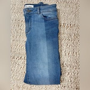 DL1961 Mara Instasculpt Straigjt Ankle jeans- 2 tone